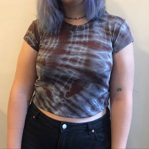 Vintage 90’s Sparkly Tie Dye Baby Tee